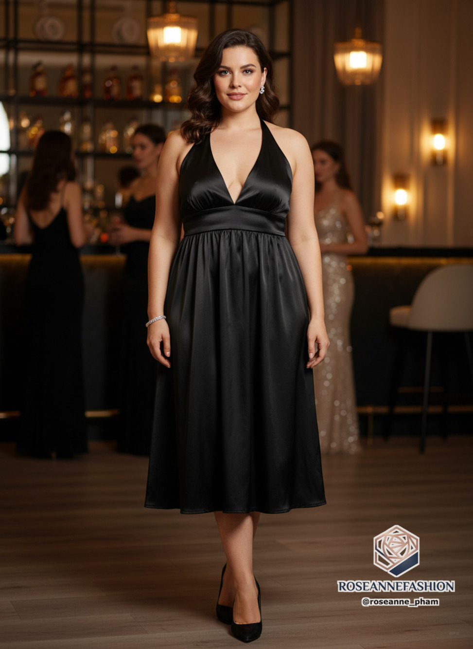 Target Limited Edition Black Halter Cocktail Dress Sz 12 NWT